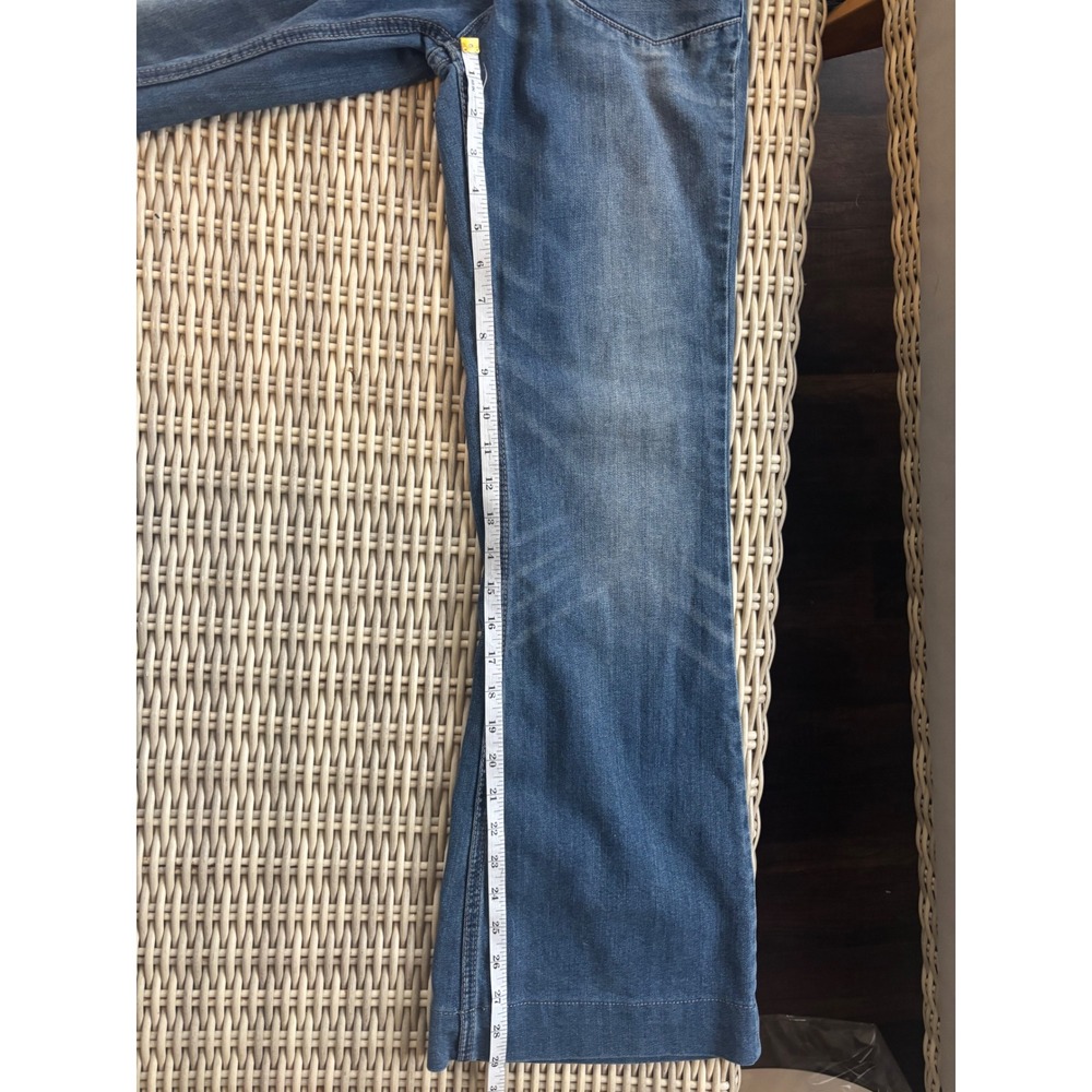 Free People Brette Cropped Wide Leg Jeans 28 boho flare leg retro flattering - Picture 7 of 8